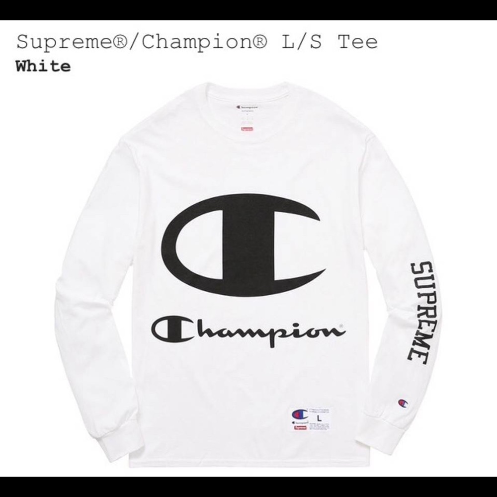 Supreme X Champion Long Sleeve Shirt